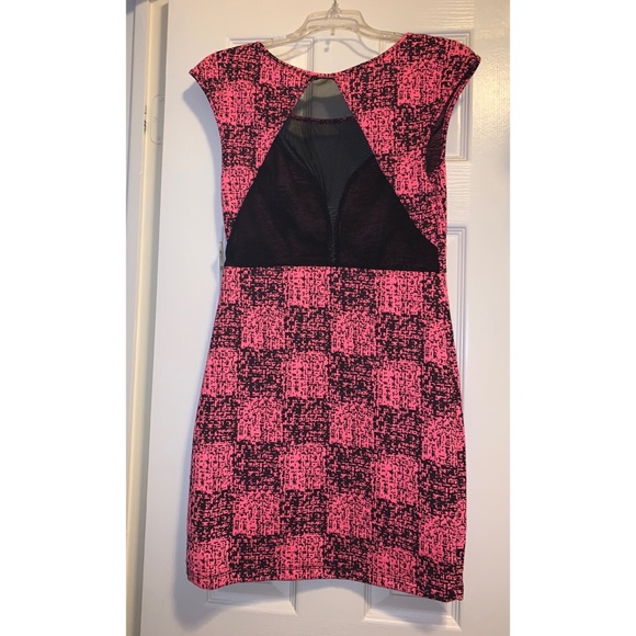 Charlotte Russe Neon and Mesh Bodycon Dress - Picture 2 of 2